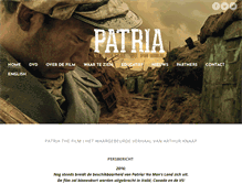 Tablet Screenshot of patriathefilm.com